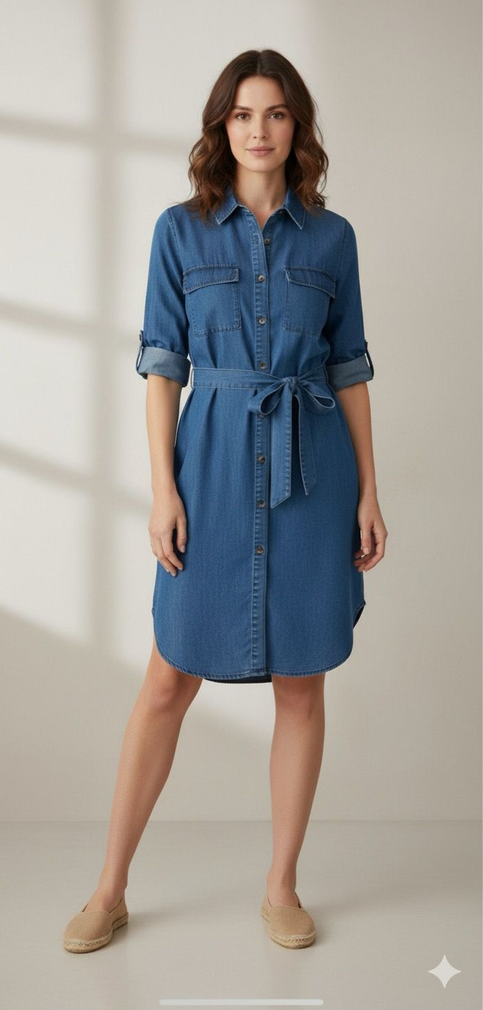 Denim Utility Jumpsuit